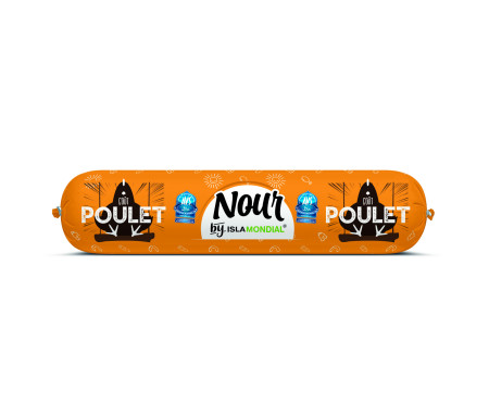 Saucisson Délice de Volaille / Boeuf piquant NOUR Halal certifié AVS 450gr - Isla Mondial