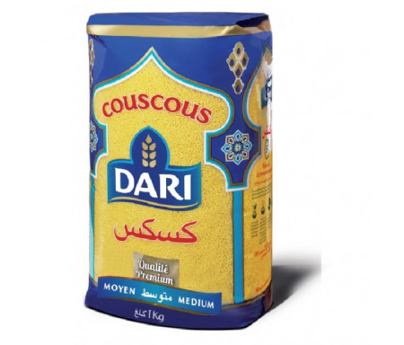 Couscous DARI de Qualité Premium - Moyen 1kg