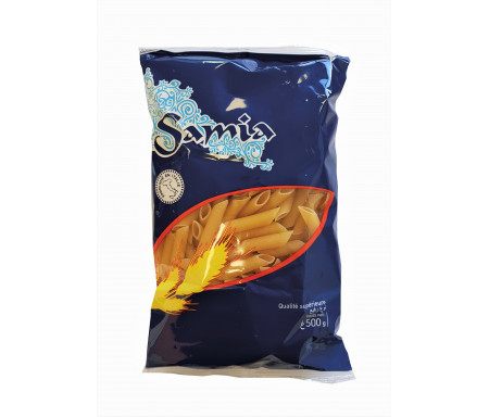 Pâtes PENNE RIGATE Blé dur de Qualité supérieure 500gr - SAMIA