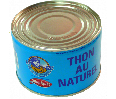 Thon Entier au Naturel en conserve SAUPIQUET - 400gr