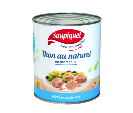 Thon Entier au Naturel en conserve SAUPIQUET - 800gr