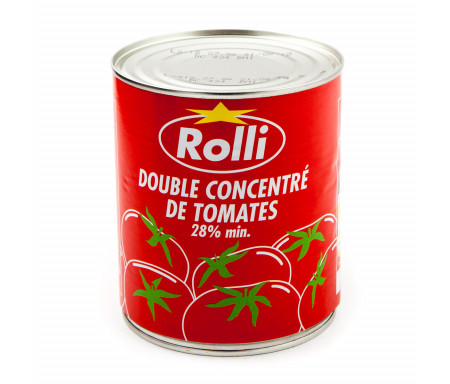 Double concentré de Tomates ROLLI en conserve - 880gr