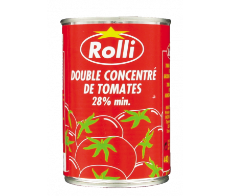 Double concentré de Tomates ROLLI en conserve - 440gr