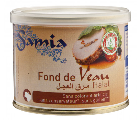 Fond de viande de Veau Halal / Pot de 100g - SAMIA