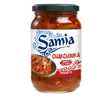 Salade Méchouia piquante en pot 350gr - SAMIA