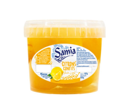 Citrons confits en pot 820gr - SAMIA
