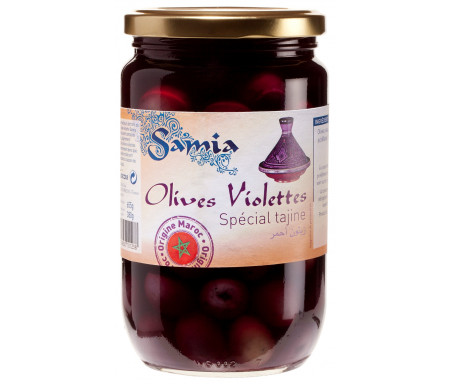 Olives Violettes douces 695gr / 72cl - SAMIA