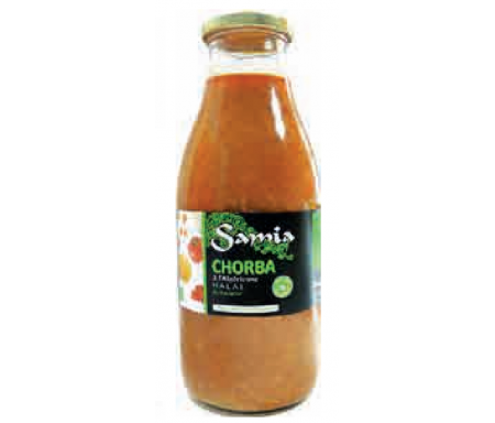 Chorba liquide en brique Halal à l'Algérienne pour 4 personnes 970gr - SAMIA