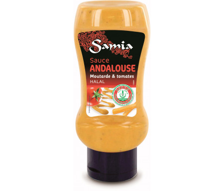 Sauce Andalouse Moutarde & Tomates Halal 350ml - SAMIA