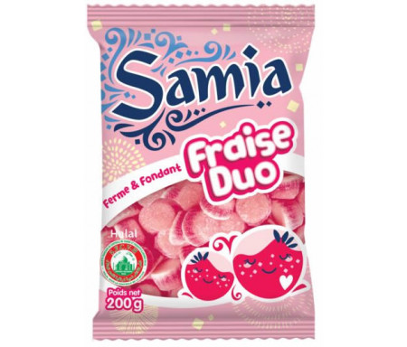 Bonbons Halal Cœurs de Fraise 200gr - SAMIA