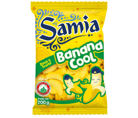 Bonbons Halal Bananes 200gr - SAMIA