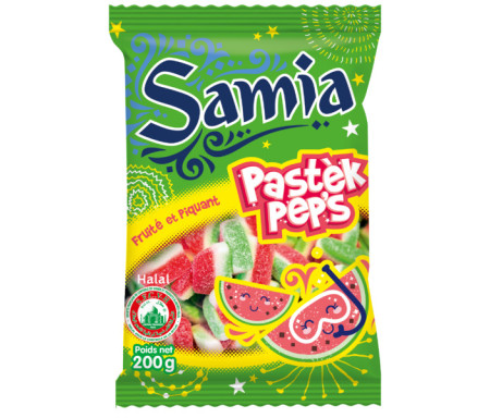 Bonbons Halal Pastèques 200gr - SAMIA