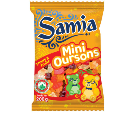 Bonbons Halal Oursons 200gr - SAMIA
