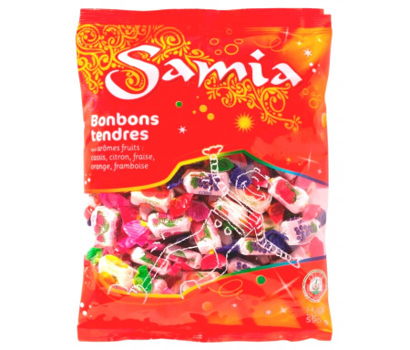 Bonbons Halal tendres Fruits assortiment de 590gr - SAMIA