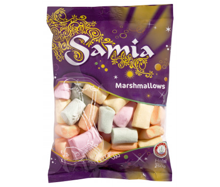 Bonbons Halal Marshmallow tendres 250gr - SAMIA