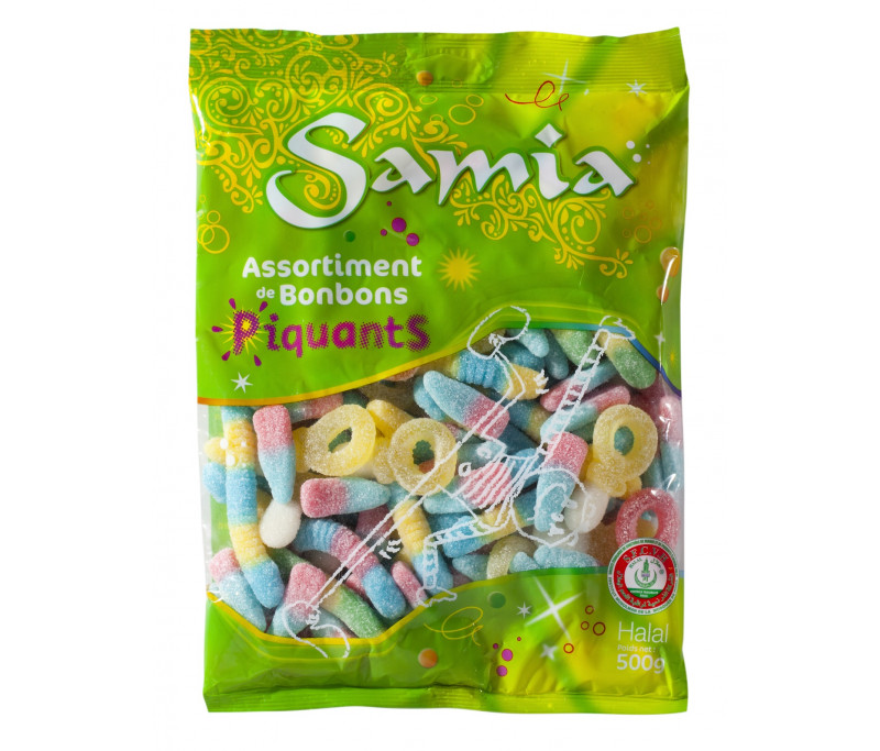 Bonbons halal vers piquants SAMIA