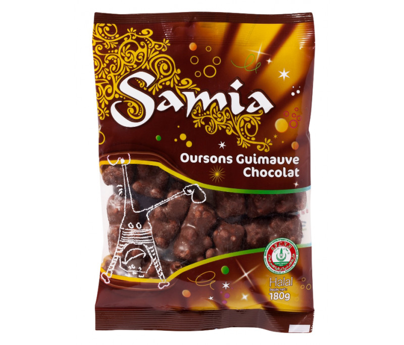 Oursons guimauve chocolat 48 pièces