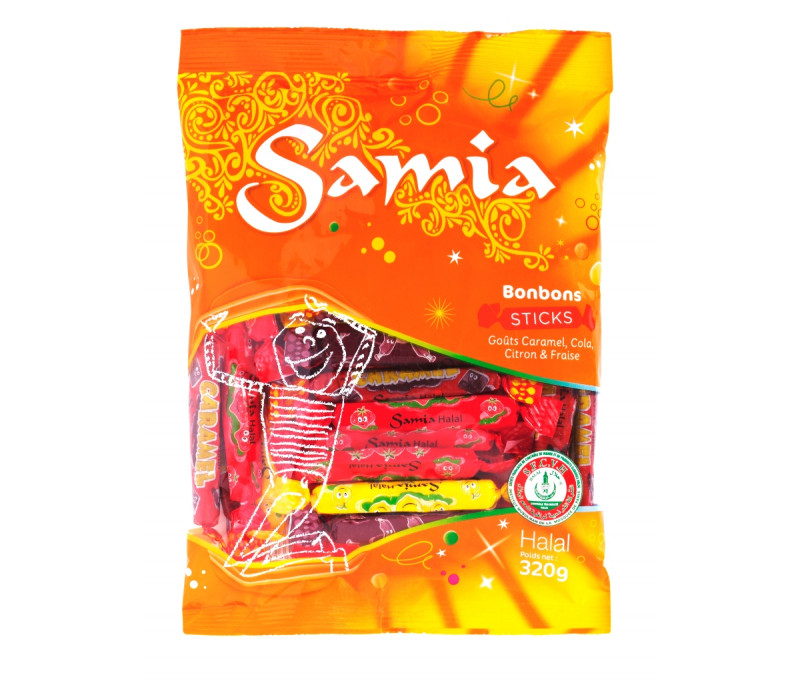 Bonbons Halal Bâtonnets / Sticks de Fruits 320gr - SAMIA par chez Samia sur