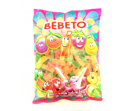 Bonbon Bebeto frite au vrai jus de fruit