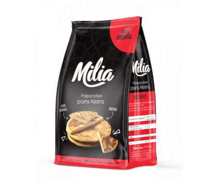 Préparation à mixer pour Pains Kesra 500gr - MILIA