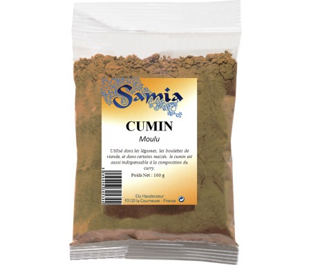 Cumin en poudre / moulu en Sachet de 100gr - SAMIA