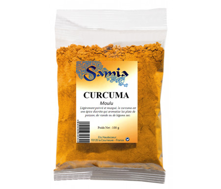 Curcuma en poudre / moulu en Sachet de 100gr - SAMIA