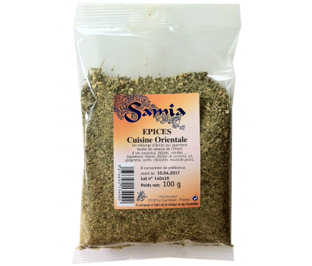 Épices mélange Cuisine Orientale en poudre / moulu en Sachet de 100gr - SAMIA