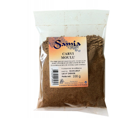 Carvi en poudre / moulu en Sachet de 100gr - SAMIA