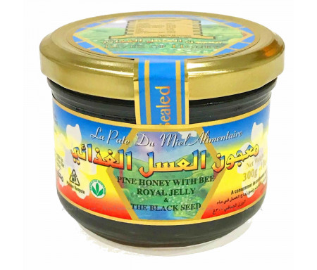 Miel nutritionnel à la Nigelle et à la gelée royale d'abeille 300g / River of Honey