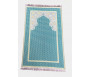 Tapis fin de Grande taille pour Adulte avec motif doré - Dominante de Vert