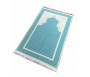Tapis fin de Grande taille pour Adulte avec motif doré - Dominante de Vert