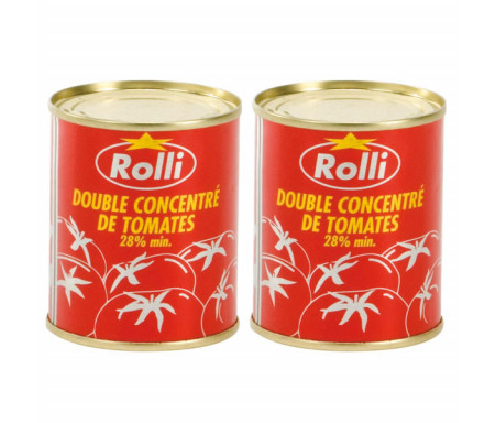 Double concentré de Tomates ROLLI en conserve - 175gr