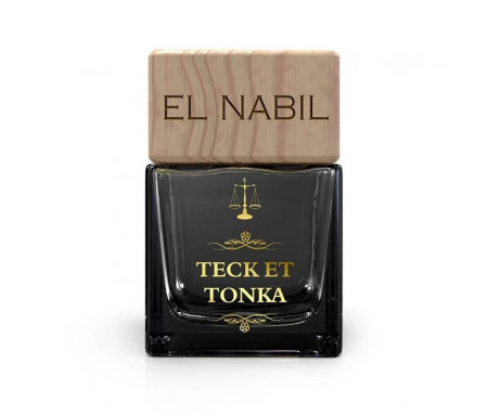 Parfum pour dressing El Nabil "Teck et Tonka" - 50ml