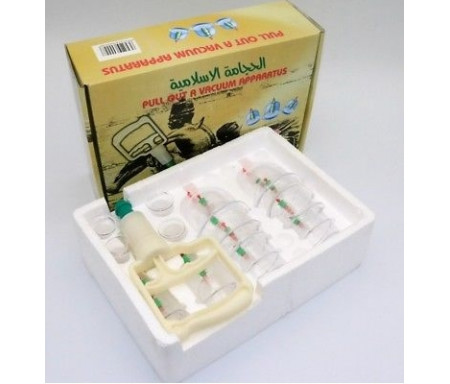 Pack Saignée (Hijama) 18 Pièces / Kit ventouses pour saignée de bonne Qualité - Al Badil