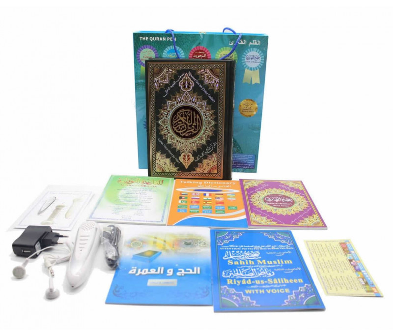 Coran avec stylo lecteur + livrets de hadiths – Librairie Ibn Battûta