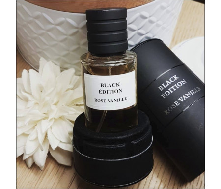 Parfum Musc Premium "Black Edition" Senteur Vanille - 50ml