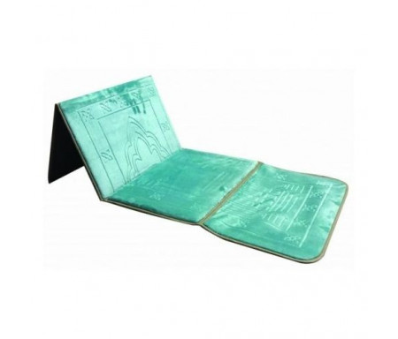 Tapis de Prière Pliable Confort avec Dossier (Support du dos et