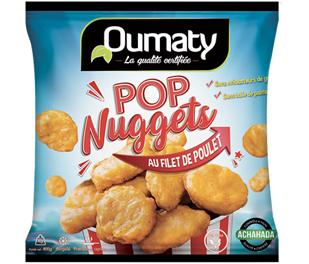 Pop Nuggets Pâte Beignet Halal certifié Achahada - Sachet 800gr (surgelé) - Oumaty