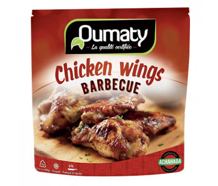 Chicken Wings Barbecue au Poulet Halal certifié Achahada - Sachet 800gr (surgelé) - Oumaty