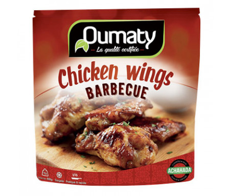 Chicken Wings Barbecue au Poulet Halal certifié Achahada - Sachet 800gr (surgelé) - Oumaty