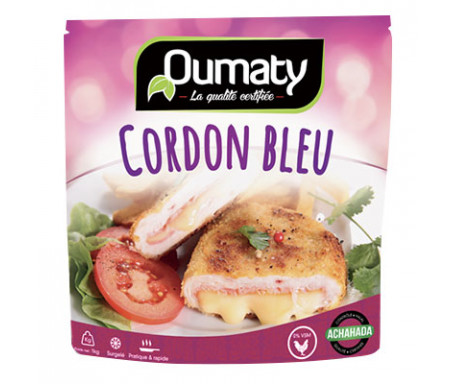 Cordon Bleu "Le Délicieux" au Poulet Halal certifié Achahada - Sachet 1kg (surgelé) - Oumaty