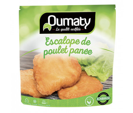 Escalopes panées de Poulet Halal certifié Achahada - Sachet 770gr (surgelé) - Oumaty