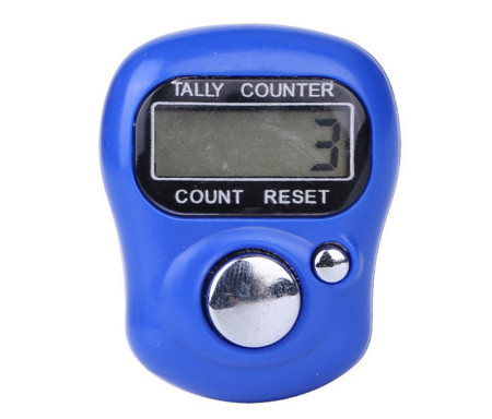 Tasbih Chapelet compteur Electronique LCD - Bleu