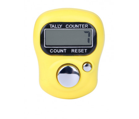 Tasbih Chapelet compteur Electronique LCD - Jaune