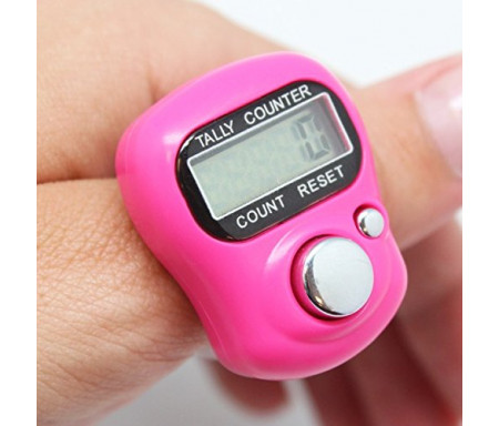 Tasbih Chapelet compteur Electronique LCD - Rose