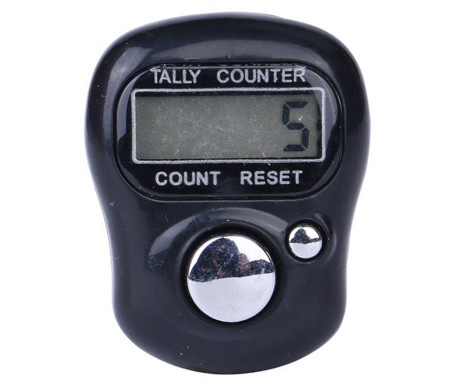 Tasbih Chapelet compteur Electronique LCD - Noir