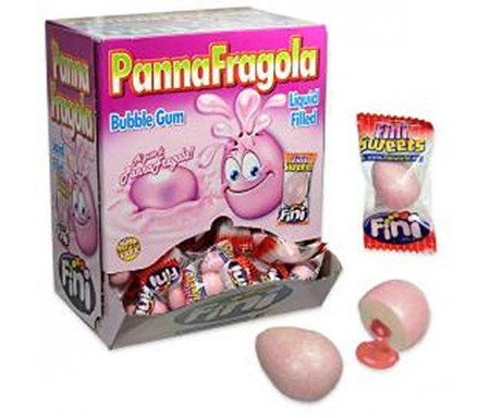 Fraises à la Crème (Panna Fragola) en Chewing gum Halal 5gr - FINI