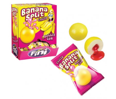 Banana Split en Chewing gum Halal 5gr - FINI