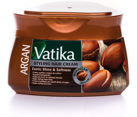Crème pour cheveux Vatika Brillance & Douceur à l'Argan - 140ml
