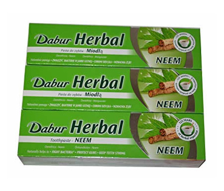 Dentifrice au Neem Herbal sans Fluor - 155gr